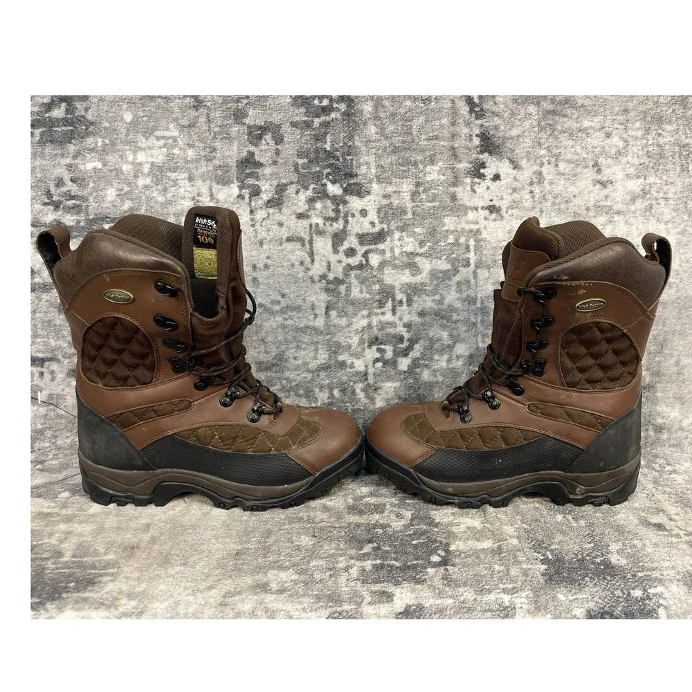 Irish Setter Women 10.5 Snow Tracker Pac Boots Brown Waterproof Insulated‎